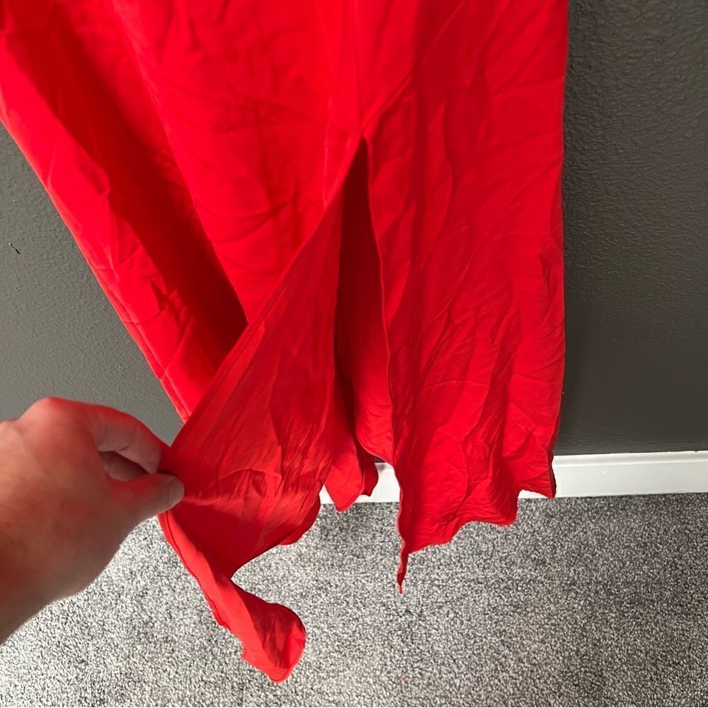 *small scrape* NWOT Revolve x NBD Teodora Gown in Red | Size S - Picture 10 of 13